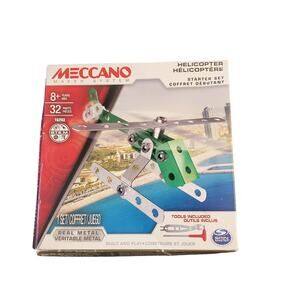 Sealed Meccano Helicopter Starter Set Model #16203 STEM-focused construction kit